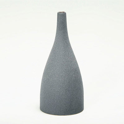 Simple Home European Frosted Blue Black Ceramic Vases Flower Insert Crafts