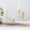 Metal Candlestick Creative Iron Craft Candle Holders Home Decoration