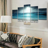 Sunset Beach Canvas Painting Wall Art Home Decor Modern