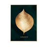 Golden Plant Leaves Photo Poster Decorative Poster Home Living Room Decorations