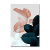 Modern Pink Flowers green plants Wall Poster print on canvas painting abstract painting wall art pictures for Living Room home
