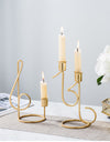 Metal Candlestick Creative Iron Craft Candle Holders Home Decoration